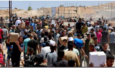Naciones Unidas elevó a 875 los palestinos muertos por disparos israelíes cuando esperaban ayuda humanitaria en Gaza