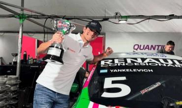 Valentín Yan, nieto de Cris Morena, alcanzó su primer podio en el TC2000 y emocionó al mundo del automovilismo