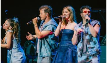 Taína, la hija de Valeria Mazza y Alejandro Gravier, brilló junto a Erreway en un show de España