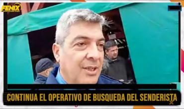 El jefe de Policía, Alberto Castillo: “Esperamos la llegada del helicóptero para reforzar la búsqueda de José Portugal”