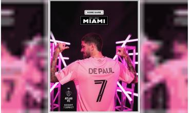 De Paul podría debutar esta noche con Inter Miami en la Leagues Cup