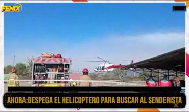 Búsqueda de José Portugal: volvió a despegar el helicóptero tras la mejora en las condiciones climáticas