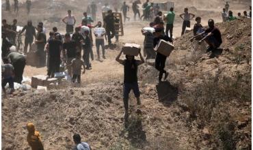 La ONU informó que más de 1.370 palestinos murieron en las filas para recibir ayuda humanitaria en Gaza