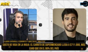 Claudio Caprarulo: “Llenar el carrito del super en La Rioja es mas caro que en Tucuman y Santiago del Estero y mas barato que en Cordoba”