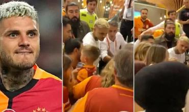 Escándalo en Turquía: Mauro Icardi protagoniza un altercado con un hincha en un centro comercial