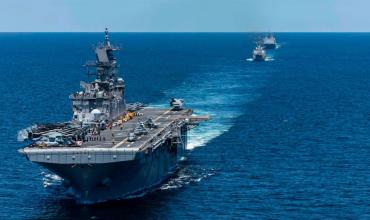 Estados Unidos desplegó un escuadrón anfibio frente a Venezuela