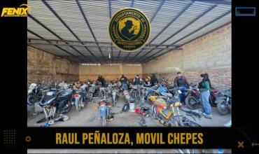 Operativos policiales en talleres de motocicletas en Gral. Ortiz de Ocampo