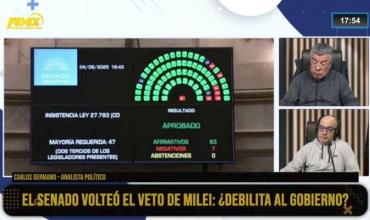 Carlos Germano “El gobierno perdió totalmente la agenda pública del país”