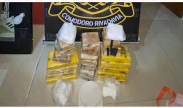 Incautaron 20 kilos de cocaína en un operativo en Comodoro Rivadavia