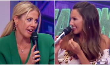 Pampita frenó a Barbie Simons tras sus pícaros comentarios sobre Franco Colapinto: “Mirá esos abdominales”