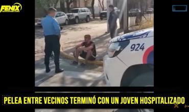 Pelea entre vecinos dejó a un hombre hospitalizado