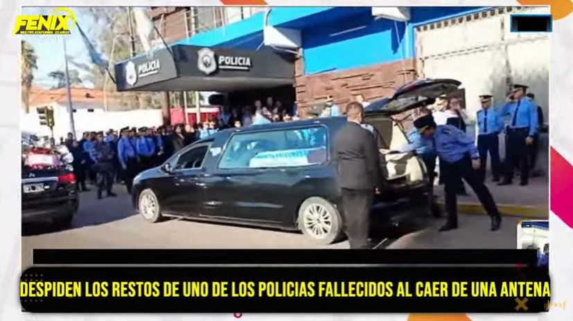 La Policía despide con honores al Comisario Inspector Abraham Amado Ale