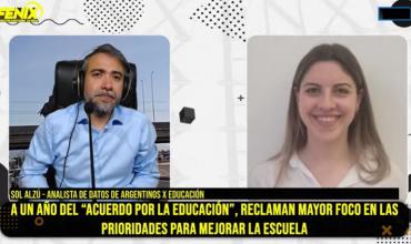 “A un año del acuerdo por la educación, necesitamos poner el foco en las prioridades educativas”