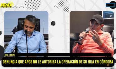 José Carpio denuncia que APOS demora operación vital para su hija