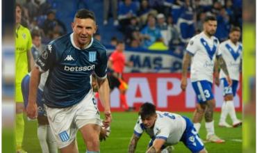 Racing le ganó a Vélez por 1-0 en la ida de los cuartos de final de la Copa Libertadores 2025
