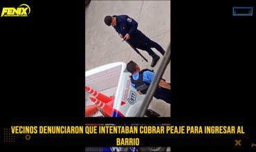 Barrio Antártida: cobraban peaje a transeúntes y uno de los involucrados se autolesionó para evitar la detención