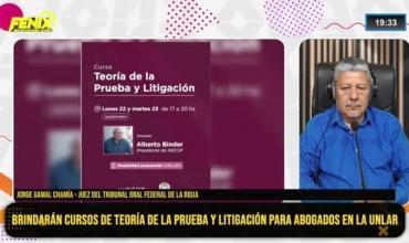 Brindarán cursos de Teoría de la Prueba y Litigación para abogados en la UNLaR