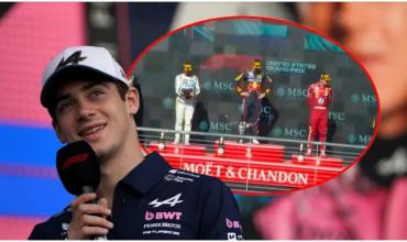 La divertida reacción de los hinchas de Colapinto durante el premiación a Verstappen, Norris y Leclerc, que la F1 hizo viral
