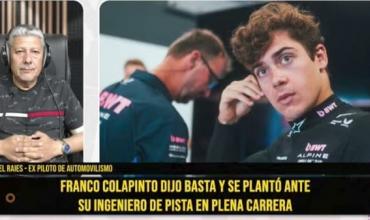  Gabriel Raies: “Colapinto hizo lo que tenía que hacer, no tenía que levantar”