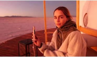 La reina de dragones, Emilia Clarke, conoció las Cataratas del Iguazú y quedó fascinada