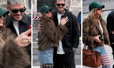 La China Suárez y Mauro Icardi viajaron a Milán