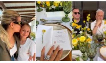 Así fue la comunión de Malaika, la hija de Zaira Nara: la familia, gestos de cariño y Wanda como madrina