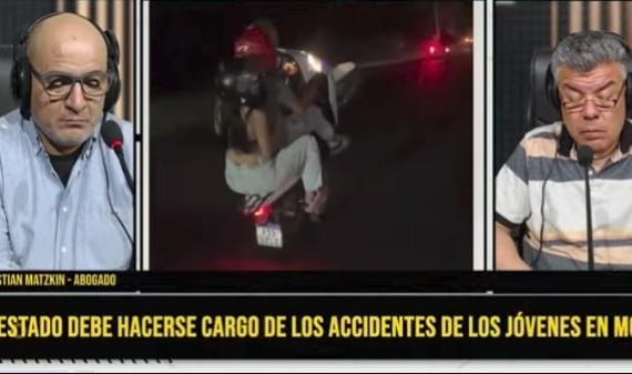 Christian Matzkin pidió que el Estado exija el seguro obligatorio y recupere los gastos por accidentes