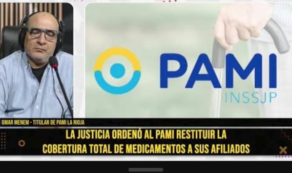  PAMI La Rioja aclaró que no fue notificado sobre la resolución judicial por cobertura de medicamentos