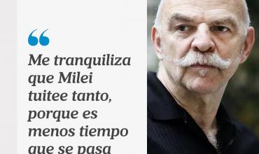 El periodista y escritor Martín Caparrós se sumó al rechazo a las declaraciones de Javier Milei